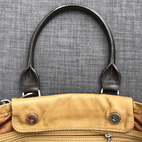 Longchamp Balzane Roots Embossed Leather Satchel - Picture 6 of 8